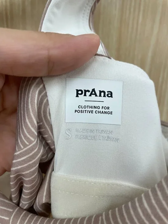 Prana Tan Print Dress Size Small - Picture 2 of 4